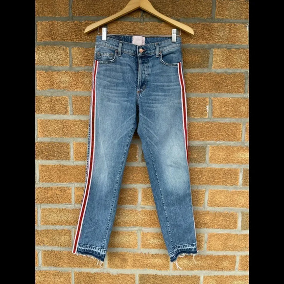Revice Ruby Tuesday Racer Stripe Jeans 27 - Picture 2 of 13